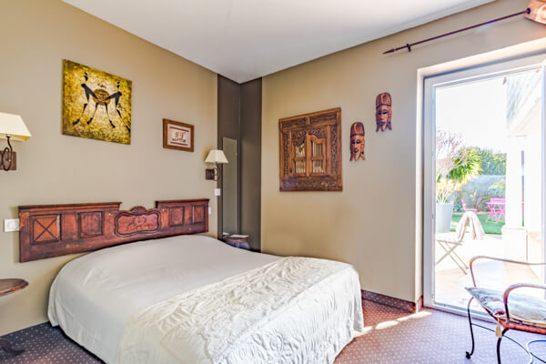 Chambre double confort n°3 hôtel touristique et professionnel à Challans